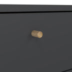 Carlisle 1 Door 1 Drawer Bedside Dark Grey