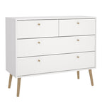 Carlisle Chest 2 + 2 Drawers White