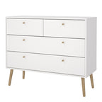 Carlisle Chest 2 + 2 Drawers White