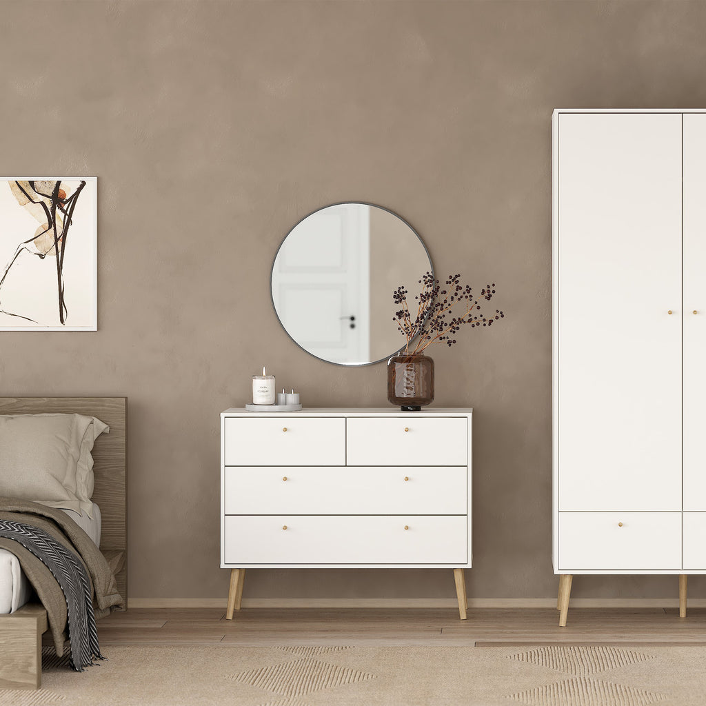Carlisle Chest 2 + 2 Drawers White