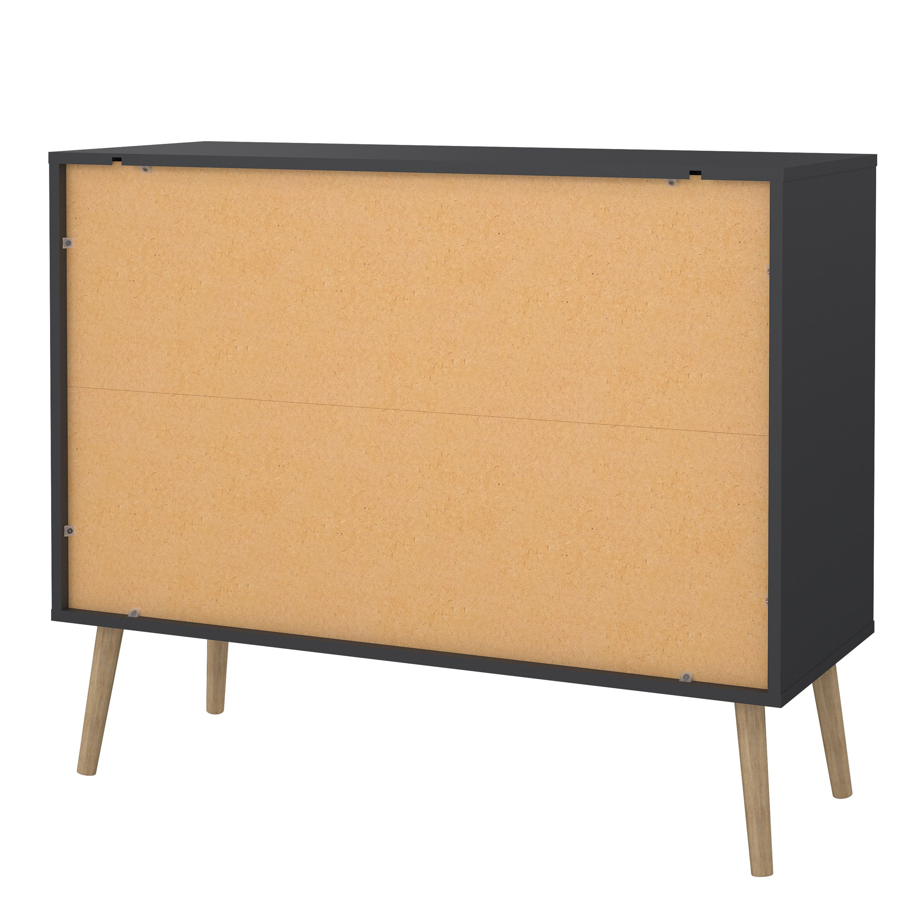 Carlisle Chest 2 + 2 Drawers Dark Grey