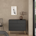 Carlisle Chest 2 + 2 Drawers Dark Grey