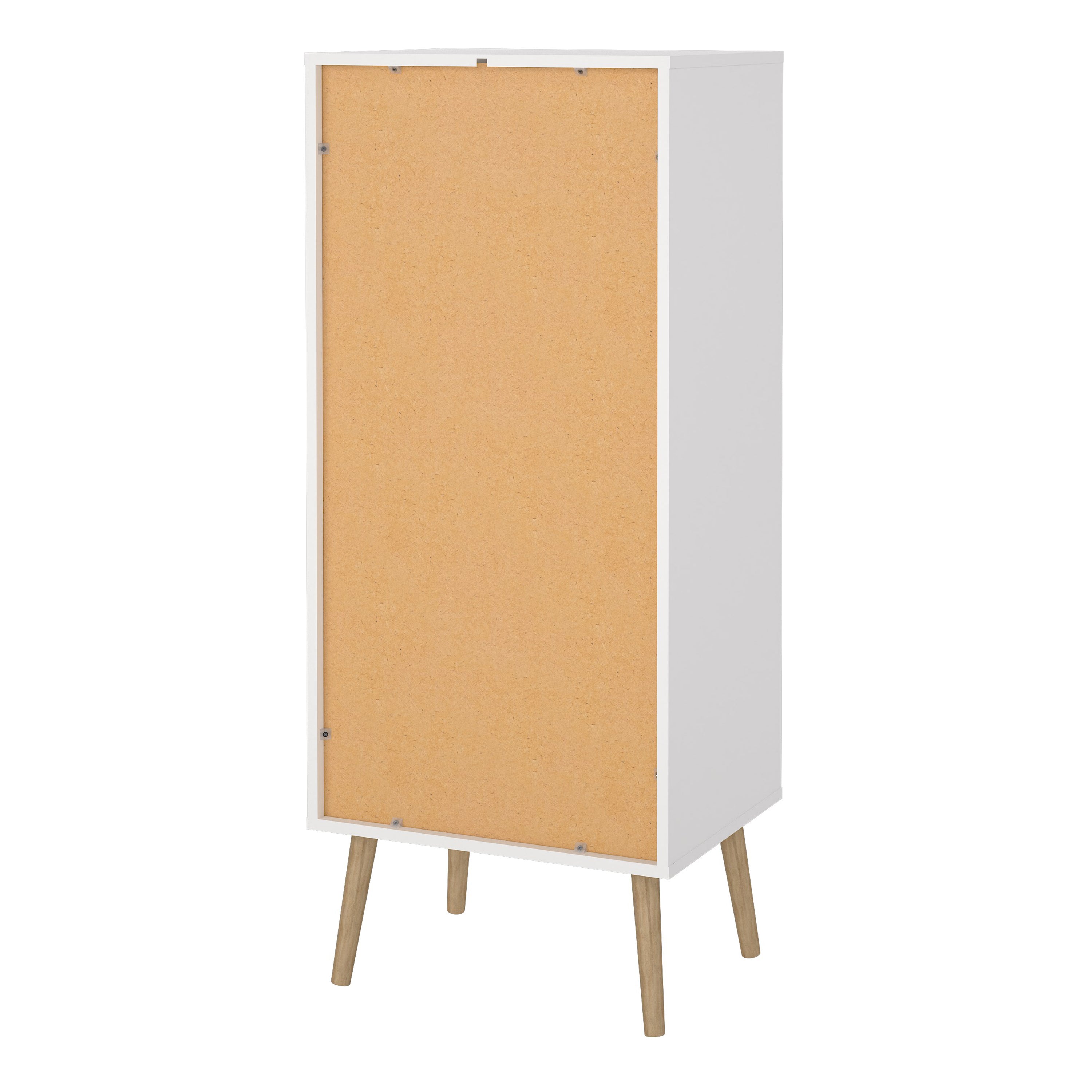 Carlisle Chest 5 Drawers White