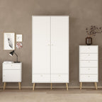 Carlisle Chest 5 Drawers White