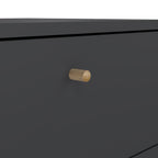 Carlisle Chest 5 Drawers Dark Grey