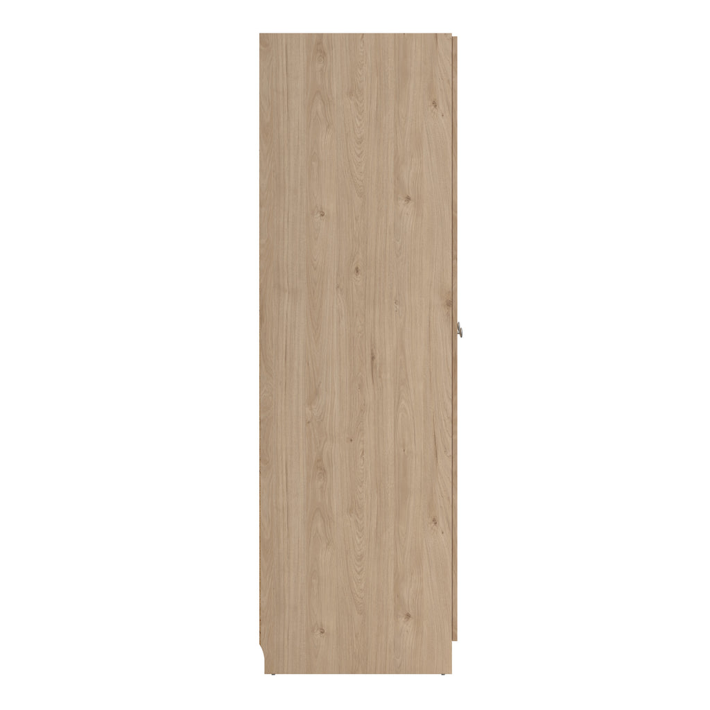 Brande Wardrobe with 3 Frame Doors in Jackson Hickory Oak