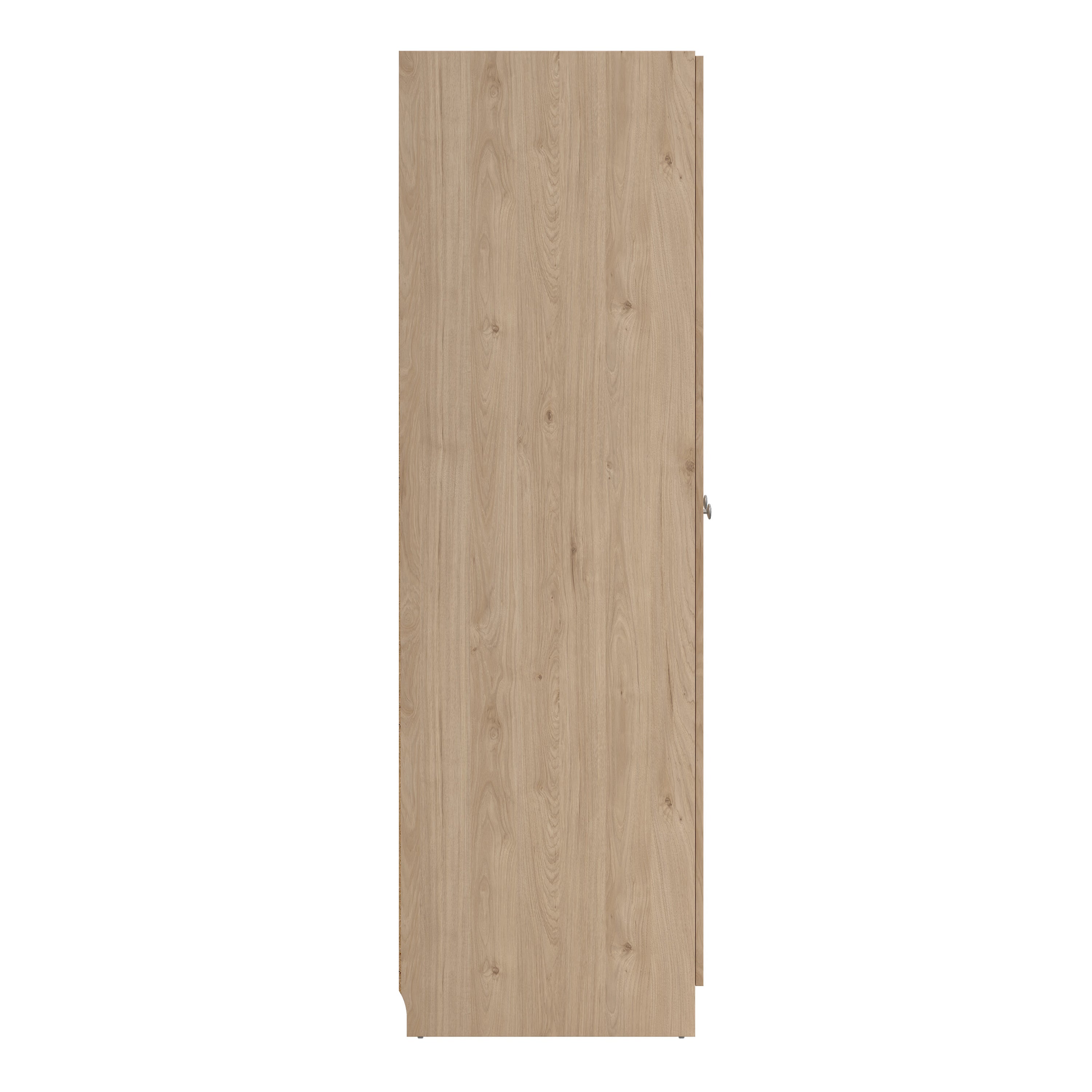 Brande Wardrobe with 3 Frame Doors in Jackson Hickory Oak