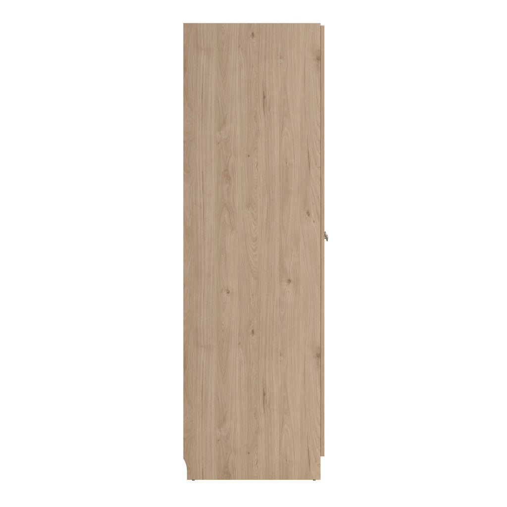 Brande Wardrobe with 4 Frame Doors in Jackson Hickory Oak