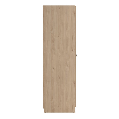 Brande Wardrobe with 4 Frame Doors in Jackson Hickory Oak