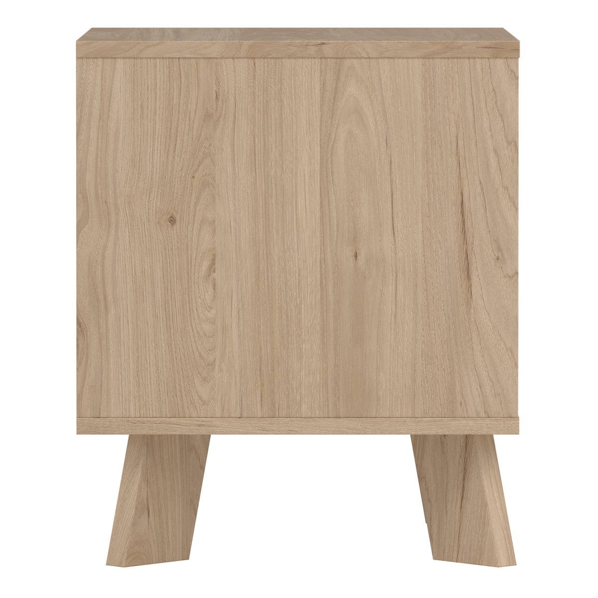 Isla Nightstand 1 Drawer in Jackson Hickory and White