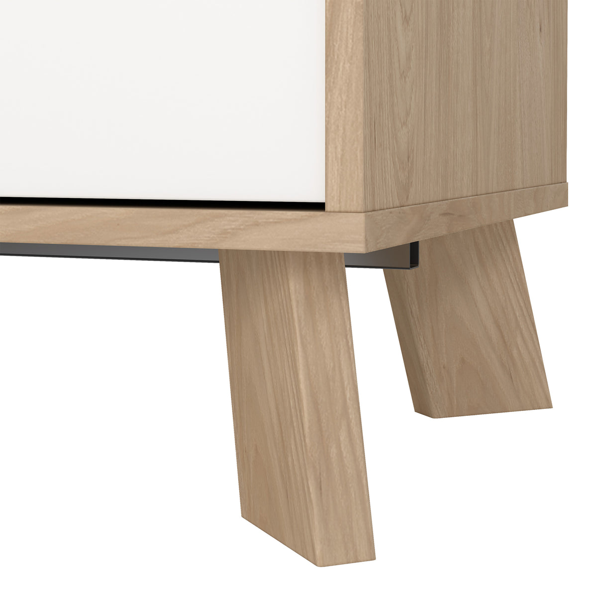 Isla Sideboard 2 Doors + 3 Drawers in Jackson Hickory and White