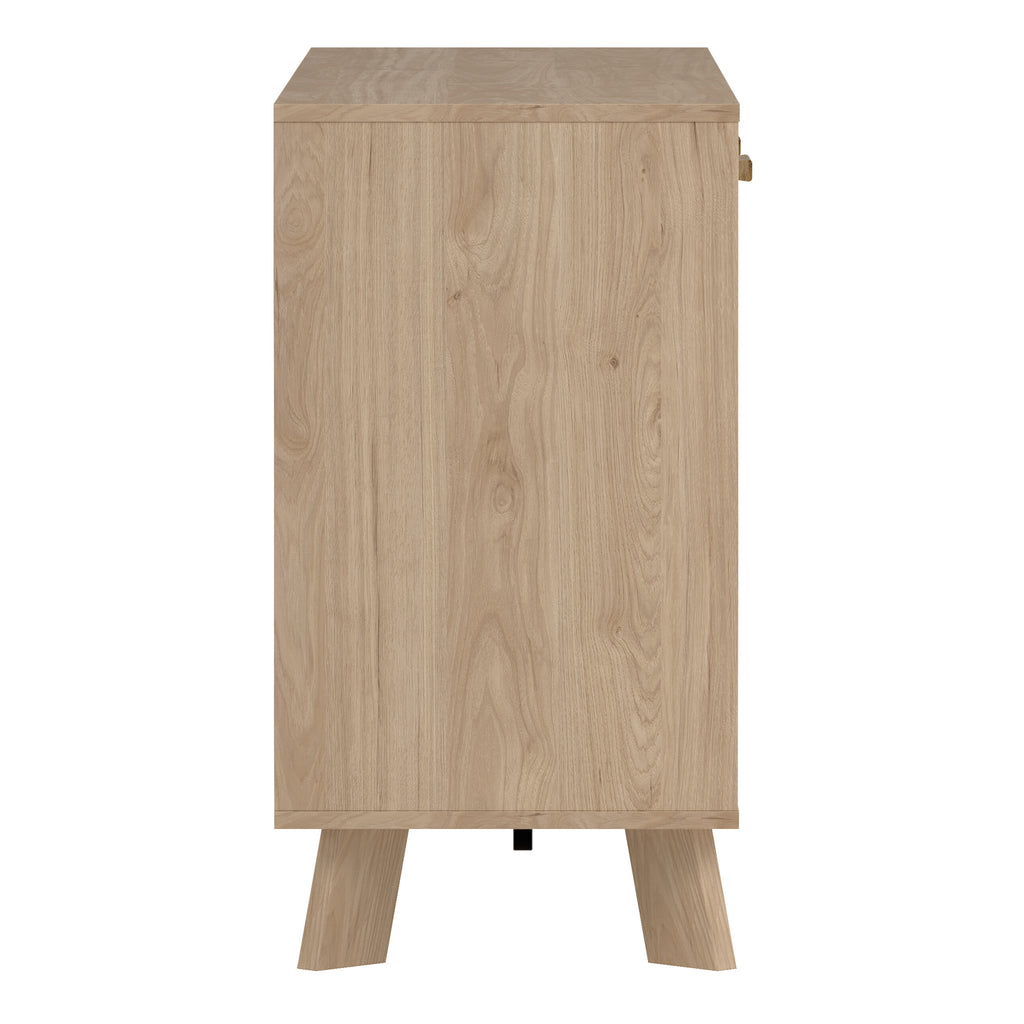 Isla Sideboard 2 Doors + 3 Drawers in Jackson Hickory and White