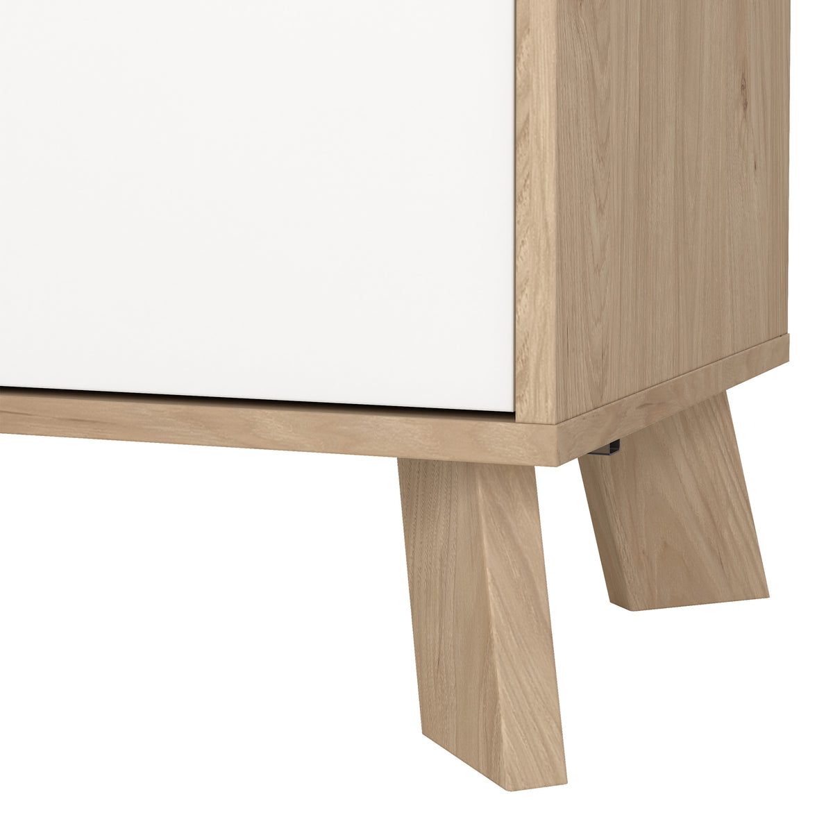 Isla Sideboard 2 Doors + 1 Drawer in Jackson Hickory and White