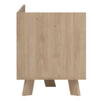 Isla TV-unit with 1 Door + 2 Drawers in Jackson Hickory and White