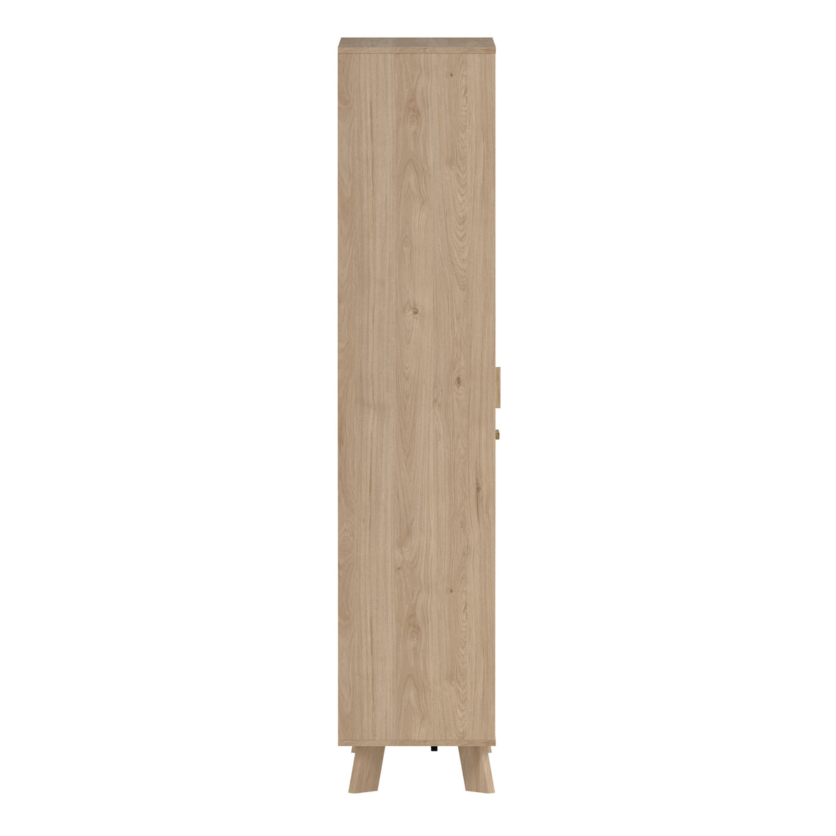 Isla China Cabinet 2 Doors in Jackson Hickory and White