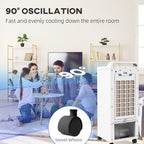 Three-Cool Air Conditioner, with Ice Pack and Remote - White