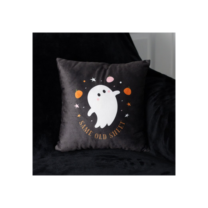 Square Same Old Sheet Ghost Cushion