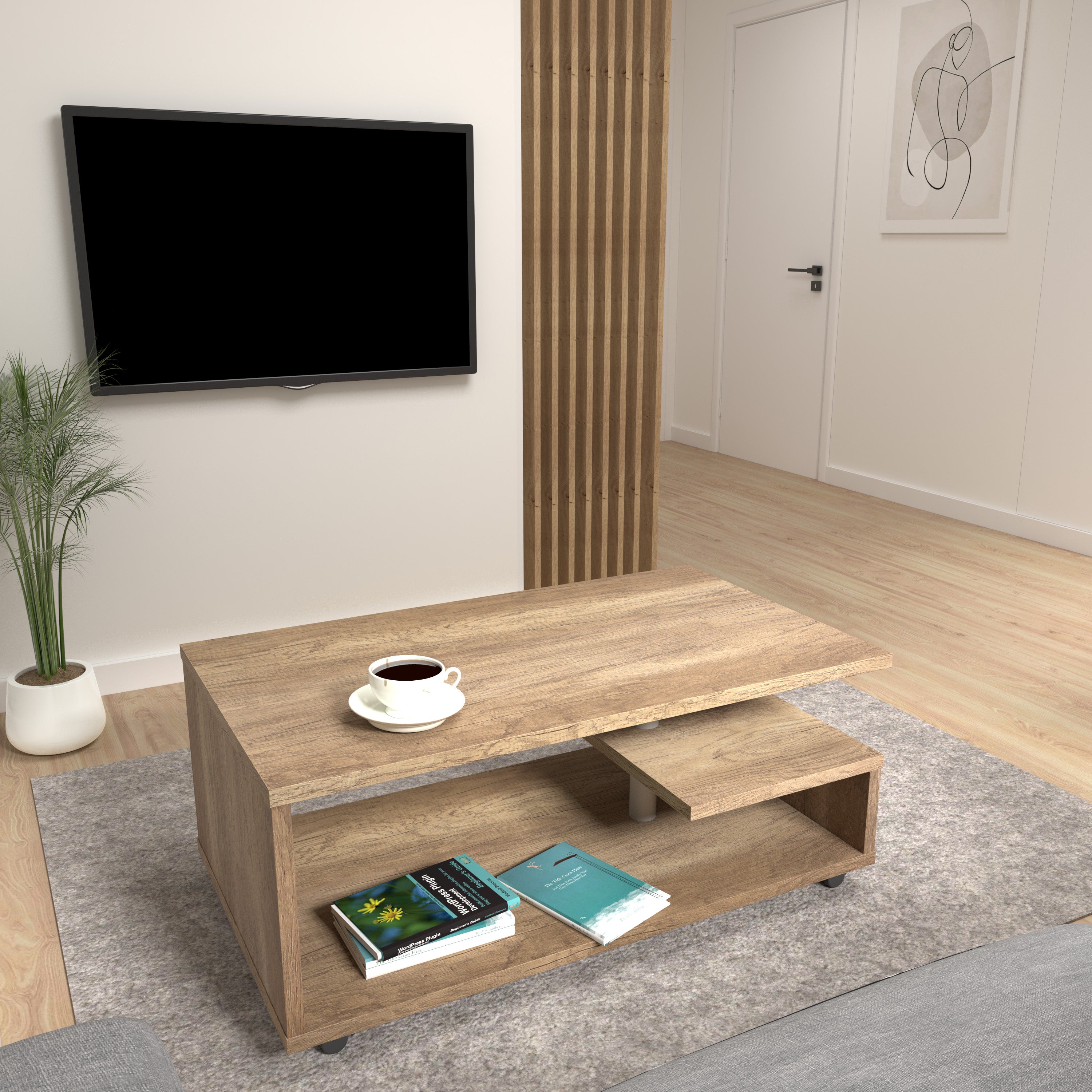 Baylee Coffee Table in Antique Oak
