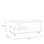 Baylee Coffee Table in Antique Oak