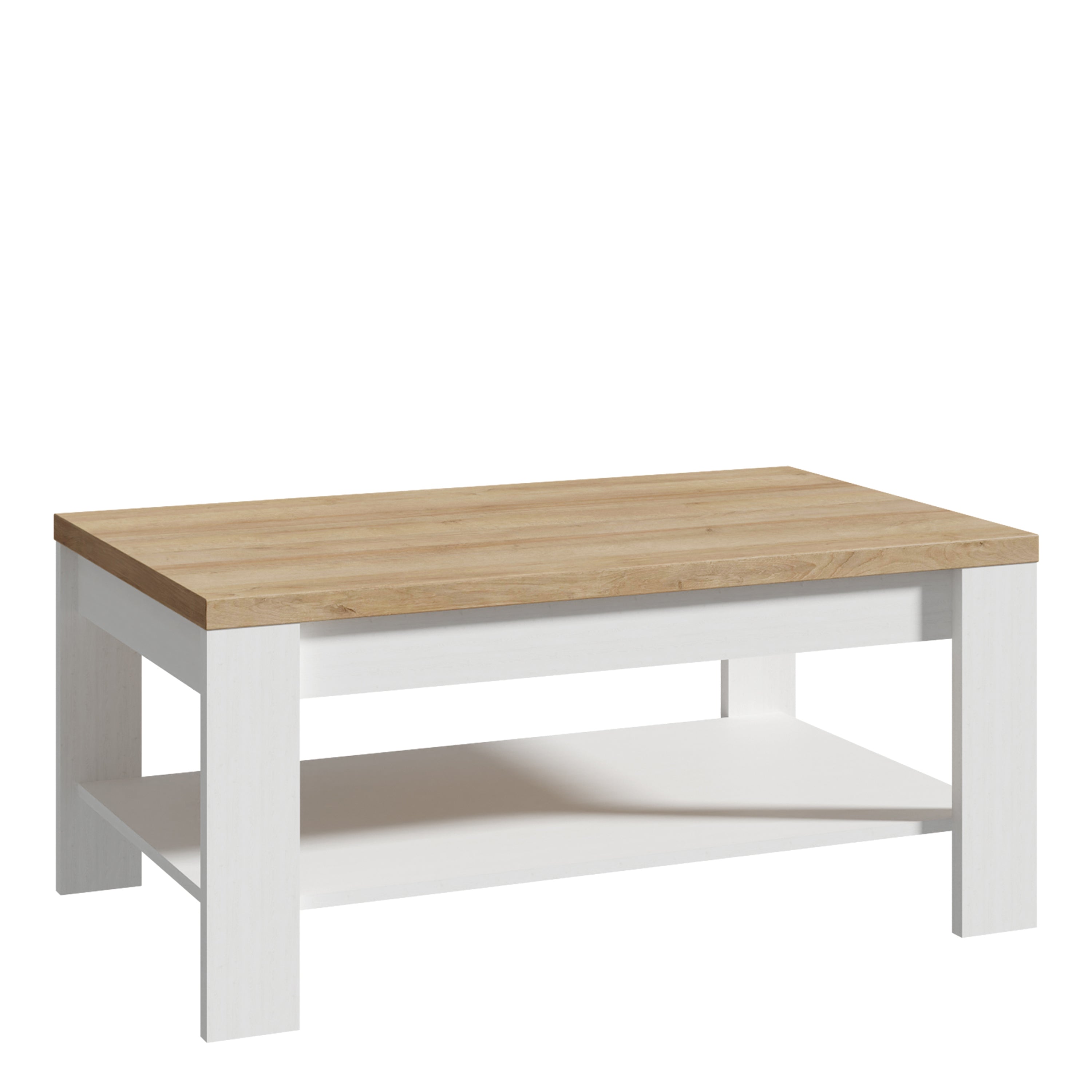 Balmoral Coffee Table in Riviera Oak/White