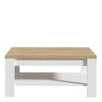 Balmoral Coffee Table in Riviera Oak/White