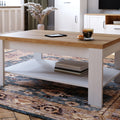 Balmoral Coffee Table in Riviera Oak/White