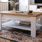 Balmoral Coffee Table in Riviera Oak/White
