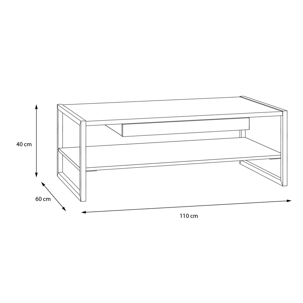 Hampton Coffee Table in Riviera Oak