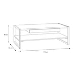 Hampton Coffee Table in Riviera Oak