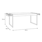 Hampton Dining Table in Riviera Oak