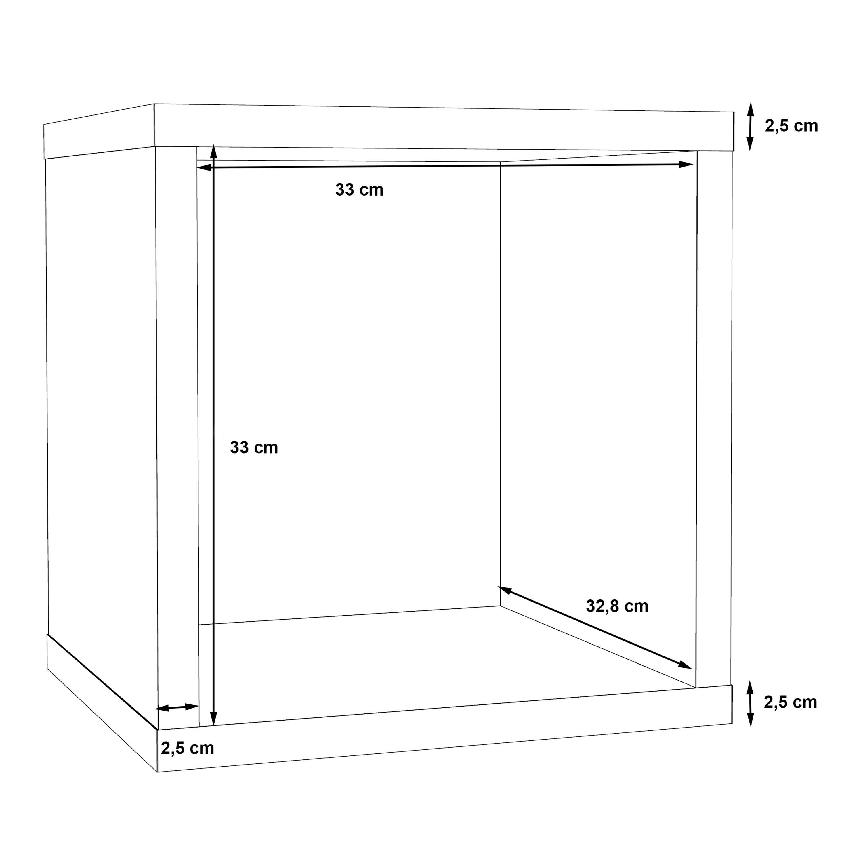 Maurice Singular Storage Unit in Artisan Oak