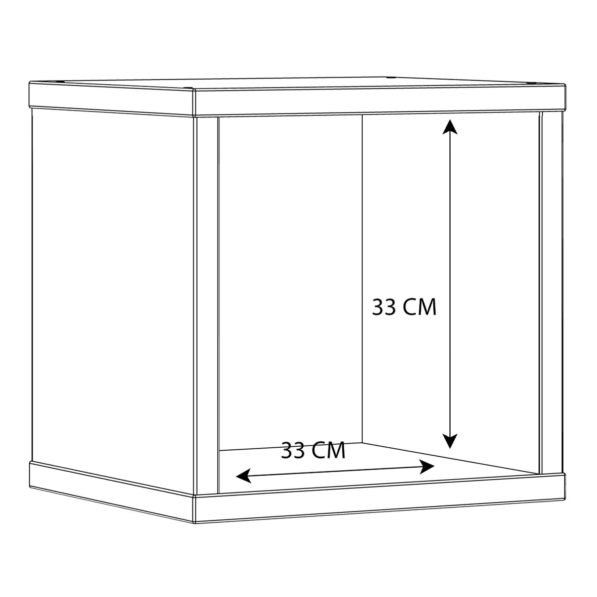 Maurice Singular Storage Unit in White High Gloss/White