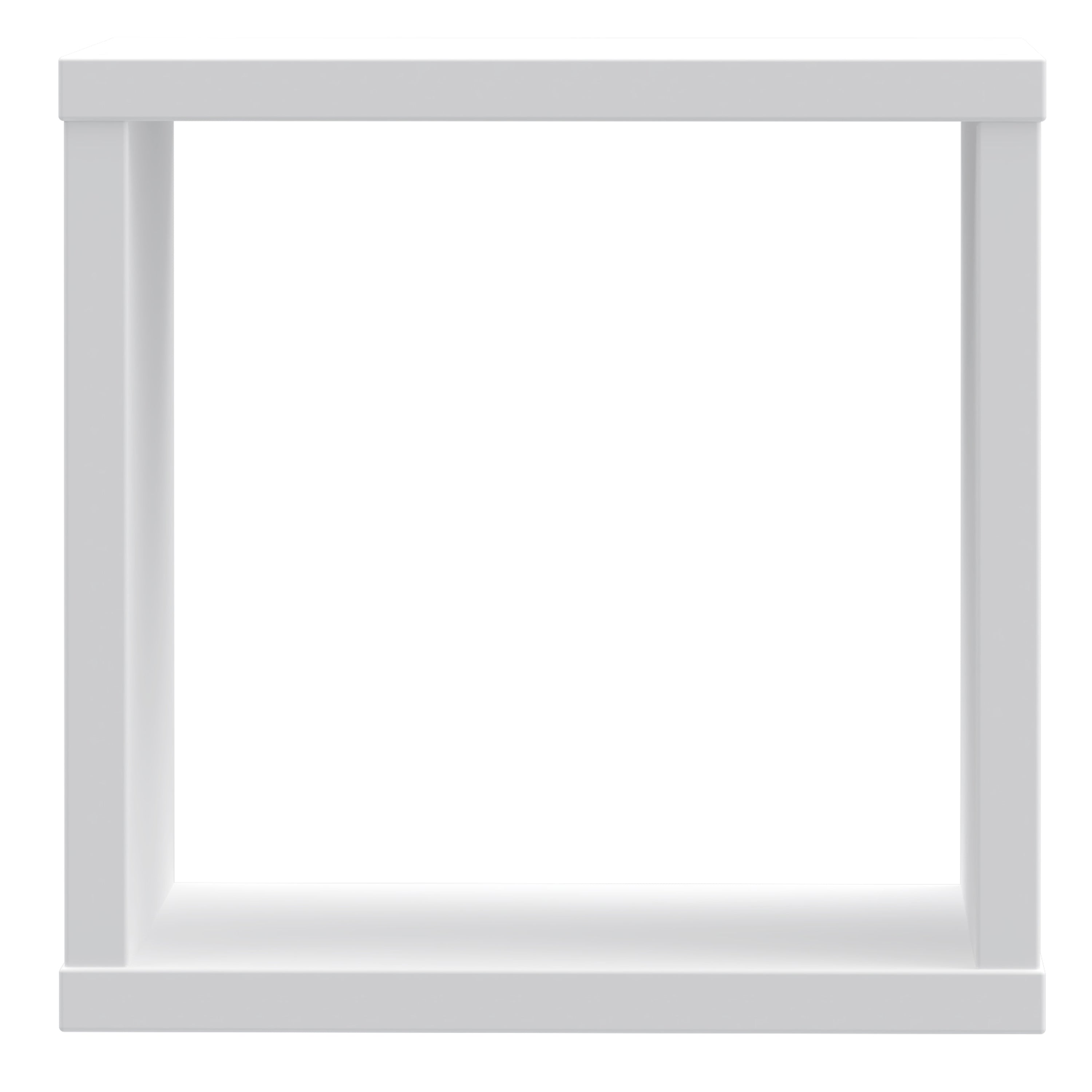 Maurice Singular Storage Unit in White High Gloss/White
