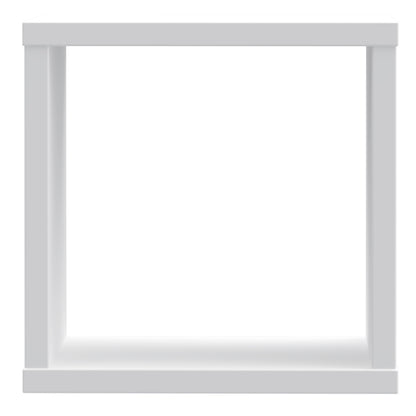 Maurice Singular Storage Unit in White High Gloss/White