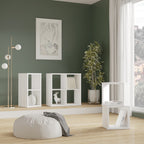 Maurice Singular Storage Unit in White High Gloss/White