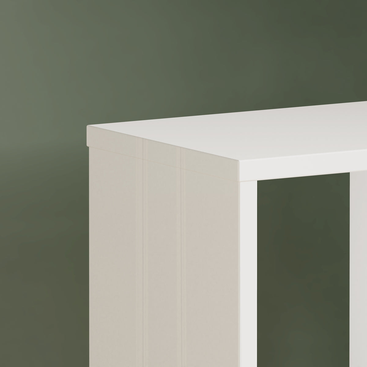 Maurice Singular Storage Unit in White High Gloss/White