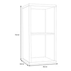 Maurice 1 Shelf Storage Unit in Artisan Oak