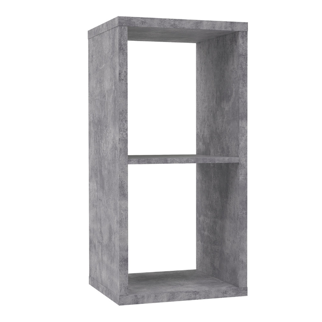 Maurice 1 Shelf Storage Unit in Concrete Grey