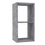 Maurice 1 Shelf Storage Unit in Concrete Grey