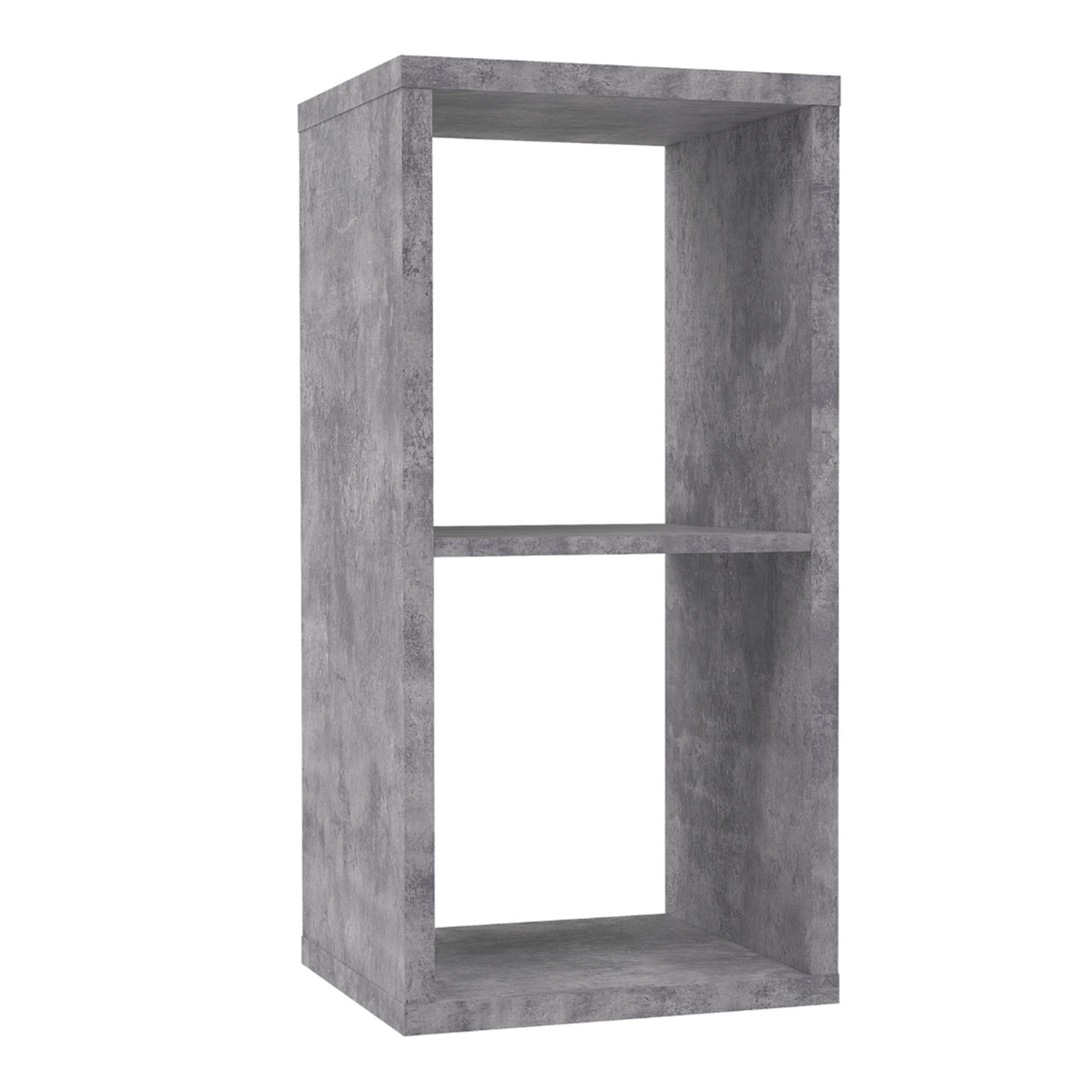 Maurice 1 Shelf Storage Unit in Concrete Grey