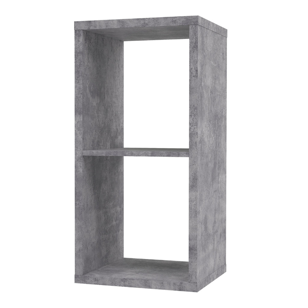 Maurice 1 Shelf Storage Unit in Concrete Grey
