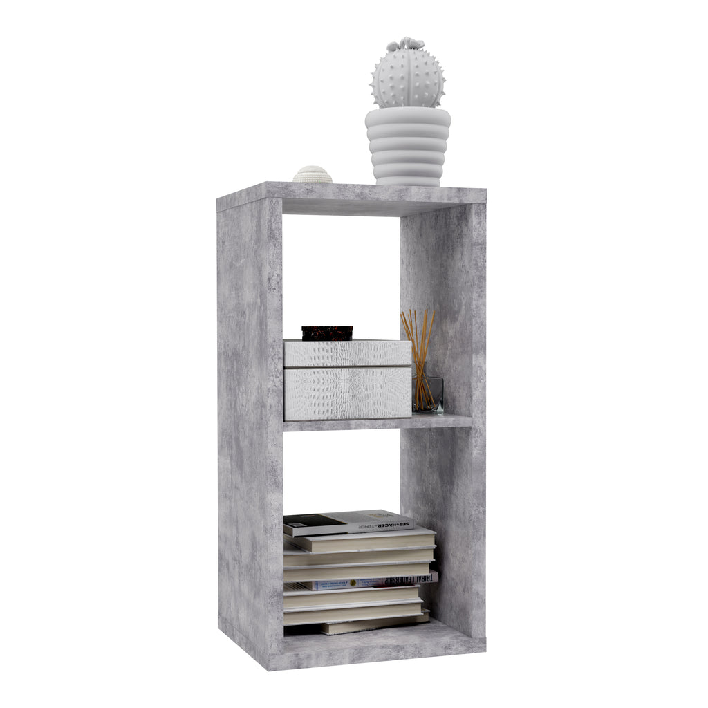 Maurice 1 Shelf Storage Unit in Concrete Grey