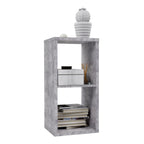 Maurice 1 Shelf Storage Unit in Concrete Grey