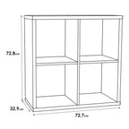 Maurice 2x2 Storage Unit in Matt White
