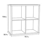 Maurice 2x2 Storage Unit in Sonoma Oak