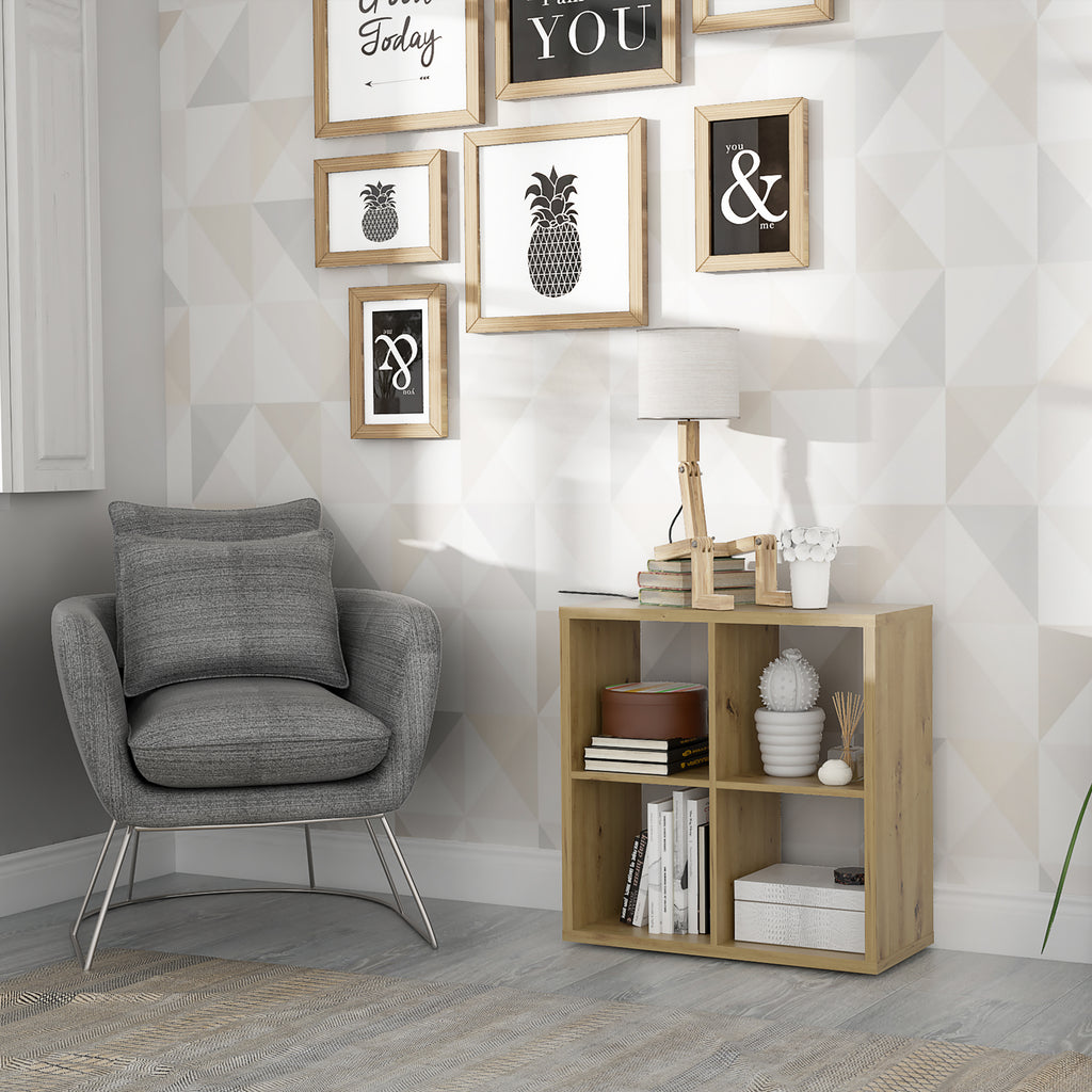 Maurice 2x2 Storage Unit in Artisan Oak