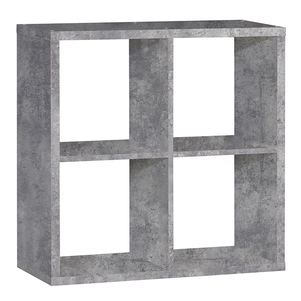 Maurice 2x2 Storage Unit in Concrete Grey