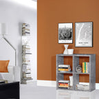 Maurice 2x2 Storage Unit in Concrete Grey