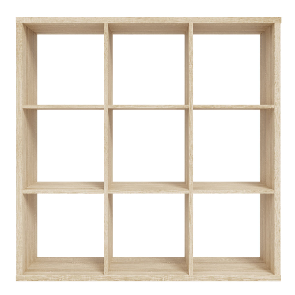 Maurice 3x3 Storage Unit in Sonoma Oak