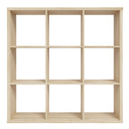 Maurice 3x3 Storage Unit in Sonoma Oak